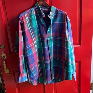 Ralph Lauren Chaps Plaid Button Down